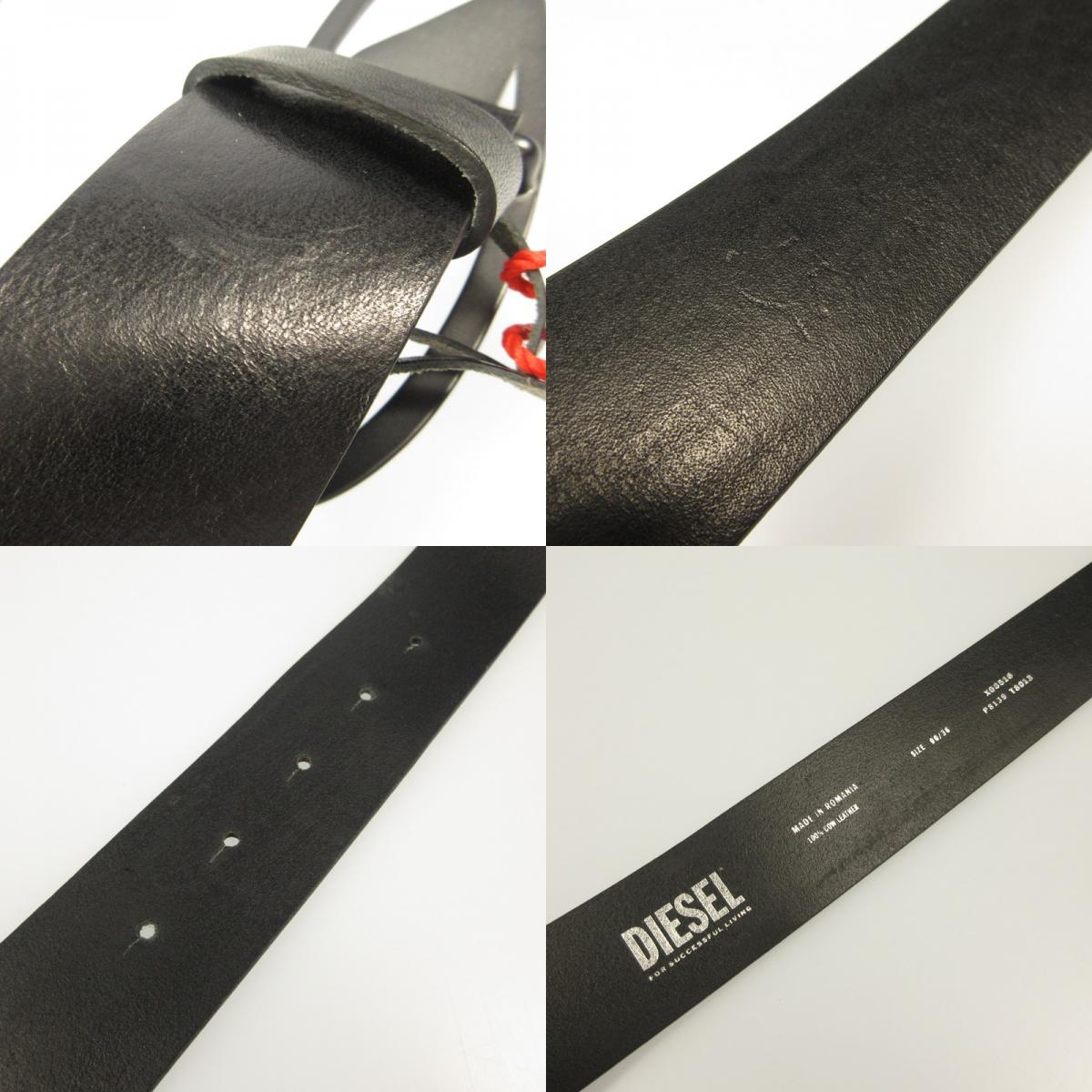 DIESEL | ディーゼル B-1DR ベルト X08516 ｻｲｽﾞ:90cm ブラック