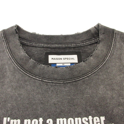MAISON SPECIAL | メゾンスペシャル JOKER Prime-Over Crew Neck T-Shirt 半袖Ｔシャツ 11251411314 ブラック サイズ：1