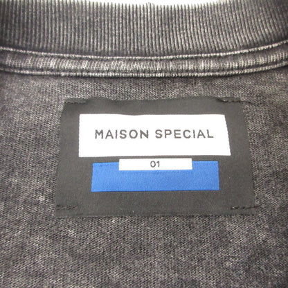 MAISON SPECIAL | メゾンスペシャル JOKER Prime-Over Crew Neck T-Shirt 半袖Ｔシャツ 11251411314 ブラック サイズ：1