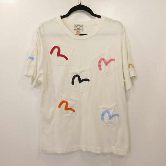 EVISU | エヴィス メニーポケット 半袖Ｔシャツ ホワイト サイズ：40