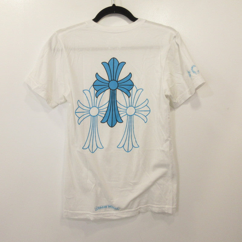 CHROME HEARTS | クロムハーツ ブルー3セメタリークロス 半袖Ｔシャツ 国内正規品 ホワイト サイズ：XS