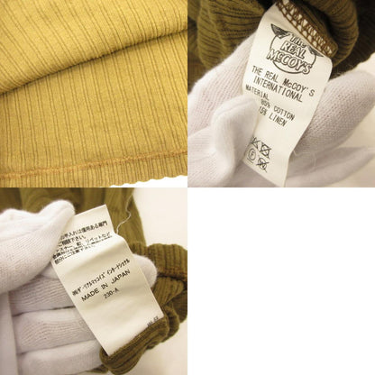 The REAL McCOY'S | ザリアルマッコイズ DOUBLE DIAMOND EYELET HENLEY UNDERSHIRT その他トップス MC23024 カーキ サイズ：38