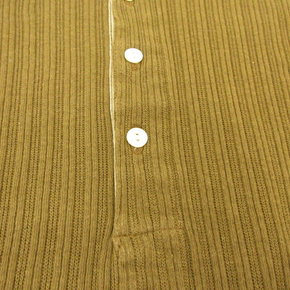 The REAL McCOY'S | ザリアルマッコイズ DOUBLE DIAMOND EYELET HENLEY UNDERSHIRT その他トップス MC23024 カーキ サイズ：38