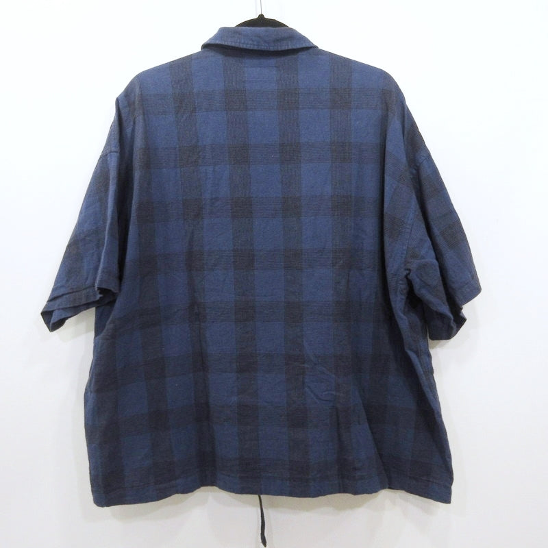 J.S.Homestead | ジェイエスホームステッド C/Li ワッシャー スピンドル S/S 半袖シャツ 23-051-470-2001-1-0 サイズ：M