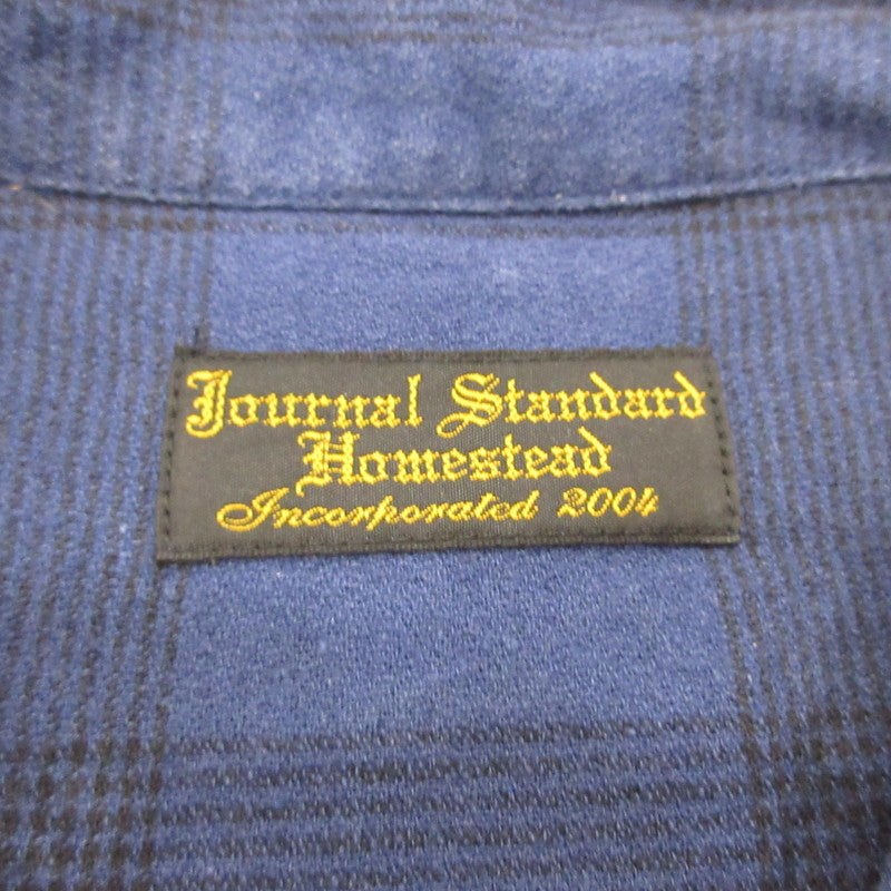 J.S.Homestead | ジェイエスホームステッド C/Li ワッシャー スピンドル S/S 半袖シャツ 23-051-470-2001-1-0 サイズ：M