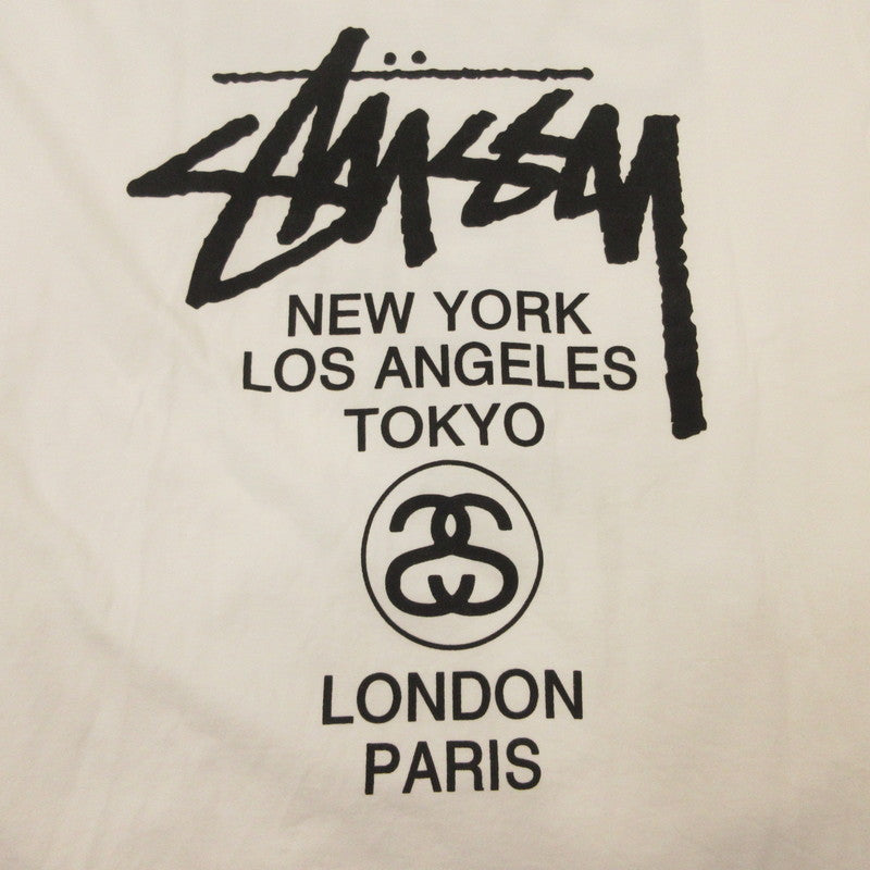 STUSSY | ステューシー world tour tee 半袖Ｔシャツ ホワイト サイズ：XL