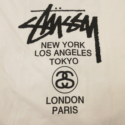 STUSSY | ステューシー world tour tee 半袖Ｔシャツ ホワイト サイズ：XL