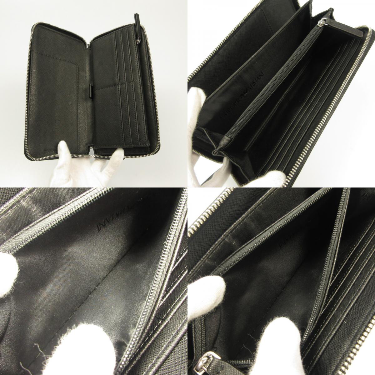 Emporio Armani | エンポリオ・アルマーニ 長財布 Y4R169 ブラック