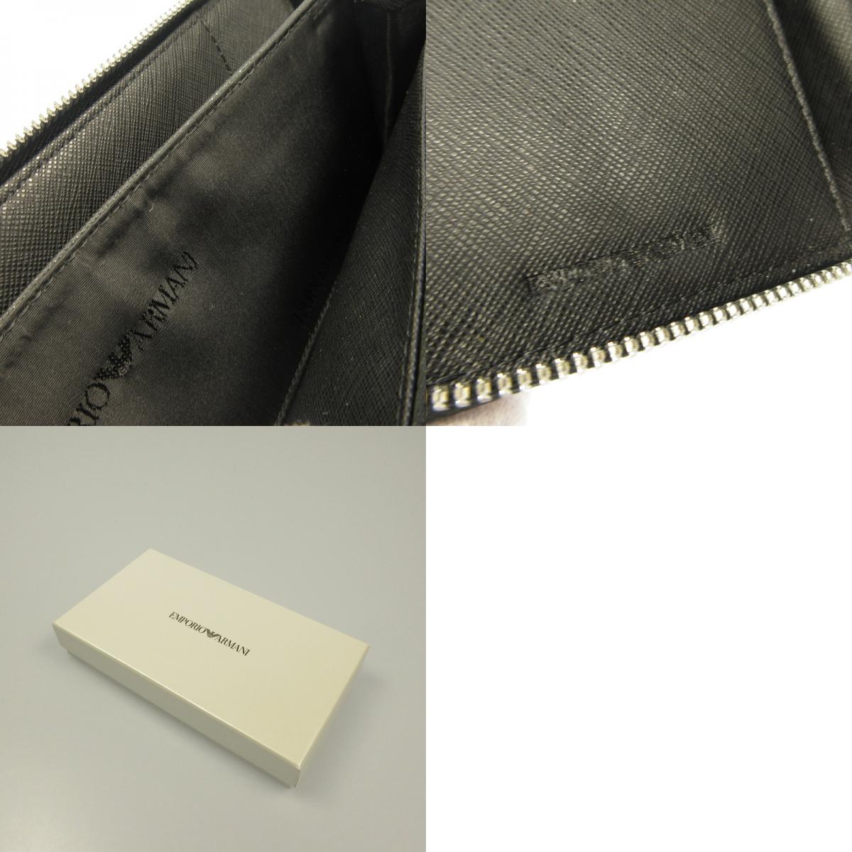 Emporio Armani | エンポリオ・アルマーニ 長財布 Y4R169 ブラック