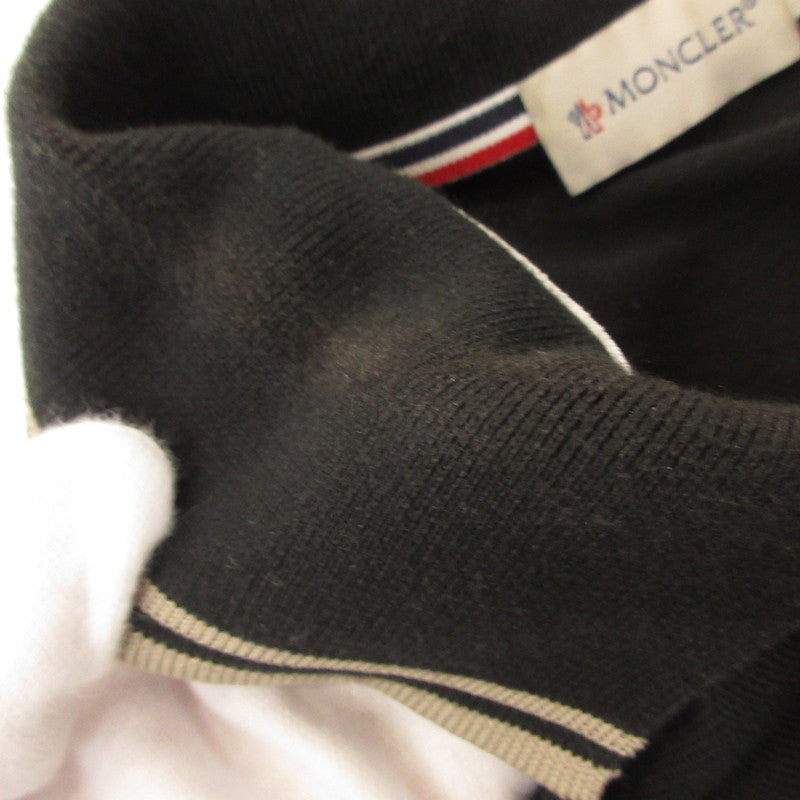MONCLER | モンクレール MAGLIA POLO ポロシャツ 8304399 ブラック サイズ：S