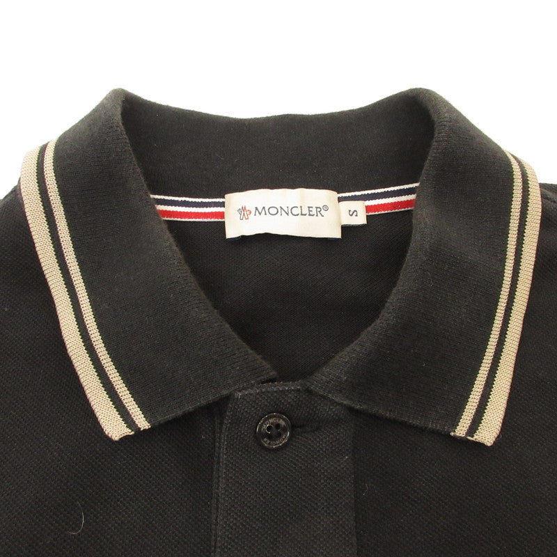 MONCLER | モンクレール MAGLIA POLO ポロシャツ 8304399 ブラック サイズ：S