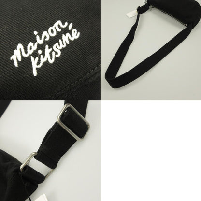 MAISON KITSUNE | メゾンキツネ DOUBLE FOX HEAD FADED BUMBAG ショルダーバッグ OM511CFWW0096 ブラック