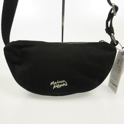 MAISON KITSUNE | メゾンキツネ DOUBLE FOX HEAD FADED BUMBAG ショルダーバッグ OM511CFWW0096 ブラック