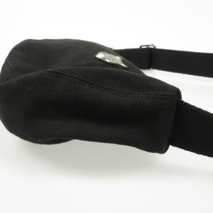 MAISON KITSUNE | メゾンキツネ DOUBLE FOX HEAD FADED BUMBAG ショルダーバッグ OM511CFWW0096 ブラック