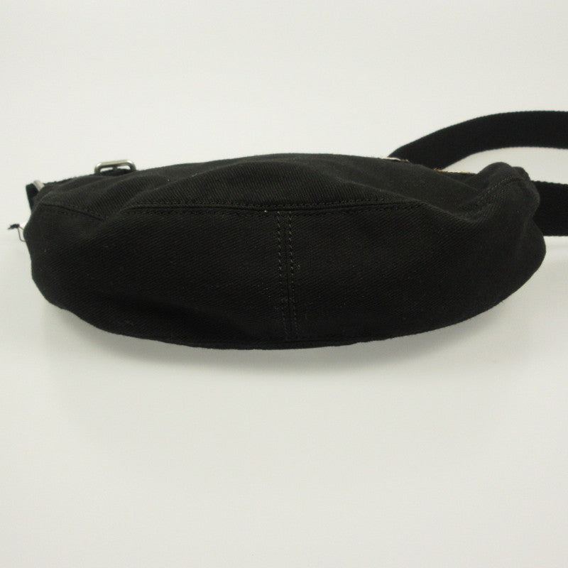 MAISON KITSUNE | メゾンキツネ DOUBLE FOX HEAD FADED BUMBAG ショルダーバッグ OM511CFWW0096 ブラック