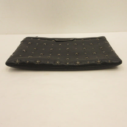JIMMY CHOO | ジミーチュウ GRAINY CALF W DEREK GRY 152 CRYSTAL STARS クラッチバッグ J000046390001