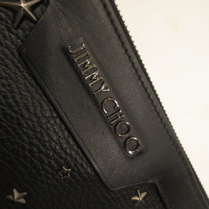 JIMMY CHOO | ジミーチュウ GRAINY CALF W DEREK GRY 152 CRYSTAL STARS クラッチバッグ J000046390001