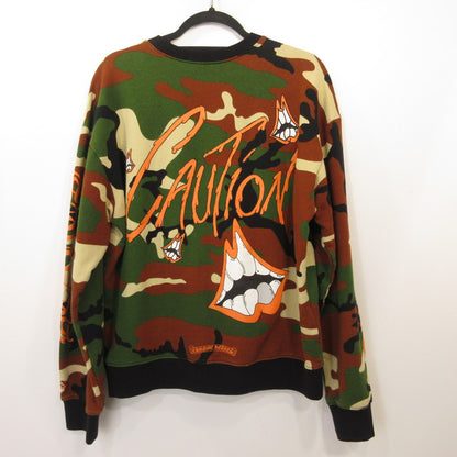 CHROME HEARTS | クロムハーツ PPO CAUTION CREWNECK スウェット ×Matyy Boy/国内正規 カモ サイズ：L