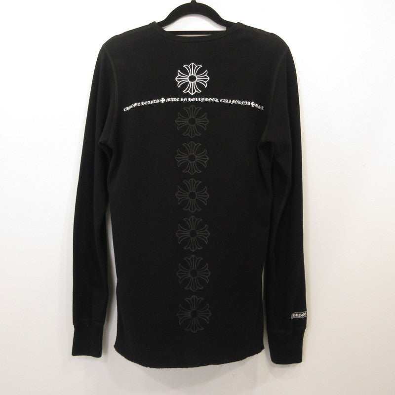 CHROME HEARTS | クロムハーツ CH Plus Back Print Thermal L/S T-shirt 長袖Ｔシャツ 国内正規品 ブラック サイズ：S