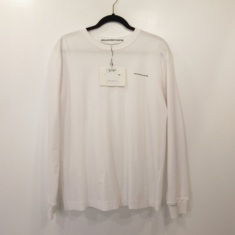 Alexander Wang | アレキサンダーワン ハイツイストジャージー ロングスリーブTシャツ 長袖Ｔシャツ UCC2221526 国内正規タグ ホワイト サイズ：XS
