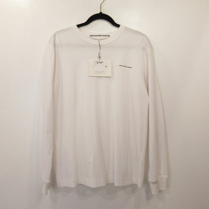 Alexander Wang | アレキサンダーワン ハイツイストジャージー ロングスリーブTシャツ 長袖Ｔシャツ UCC2221526 国内正規タグ ホワイト サイズ：XS