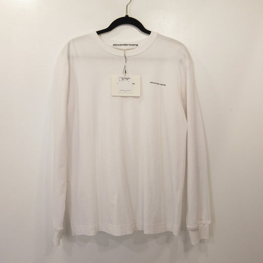 Alexander Wang | アレキサンダーワン ハイツイストジャージー ロングスリーブTシャツ 長袖Ｔシャツ UCC2221526 国内正規タグ ホワイト サイズ：XS