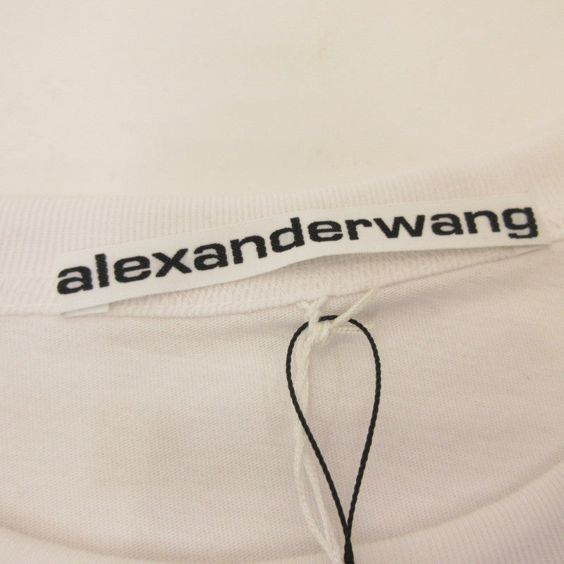Alexander Wang | アレキサンダーワン ハイツイストジャージー ロングスリーブTシャツ 長袖Ｔシャツ UCC2221526 国内正規タグ ホワイト サイズ：XS