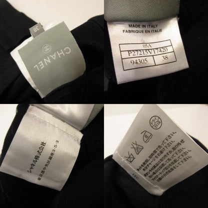 CHANEL | シャネル ダブルニーパッド カーゴパンツ カーゴパンツ P27215V17420 国内正規タグ ブラック サイズ：38