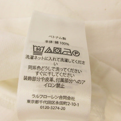 POLO RALPH LAUREN | ポロ・ラルフローレン クラシックフィット RALPH ロゴ 半袖Ｔシャツ ホワイト サイズ：M