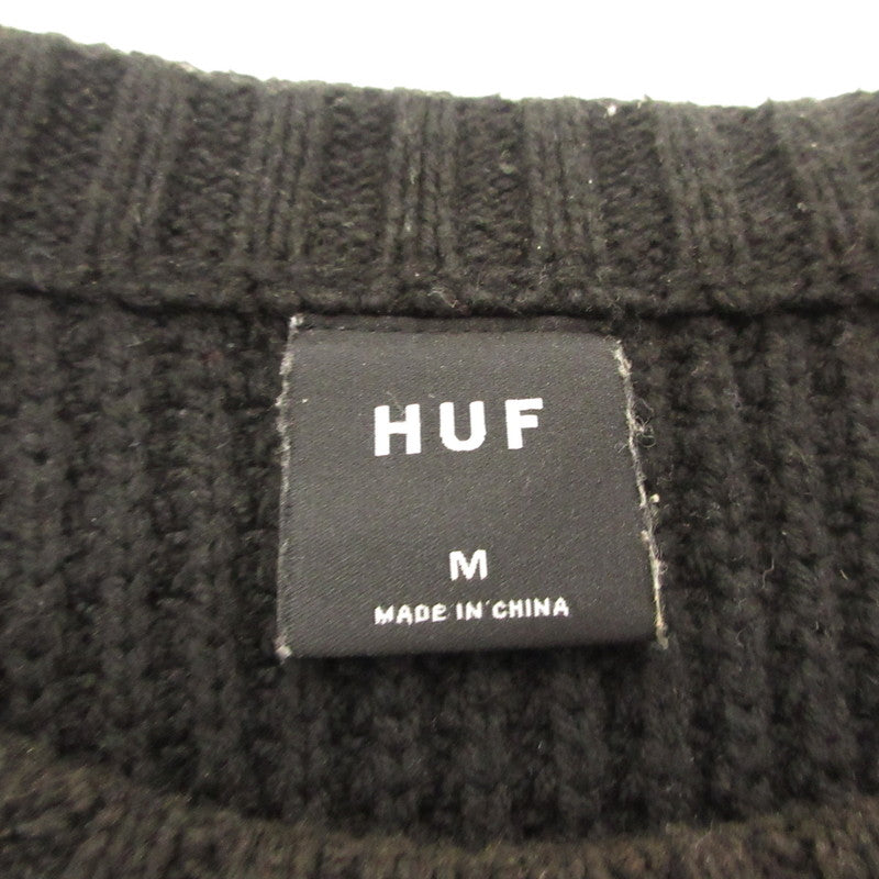 HUF | ハフ 1984 CREWNECK SWEATER セーター ブラック サイズ：M