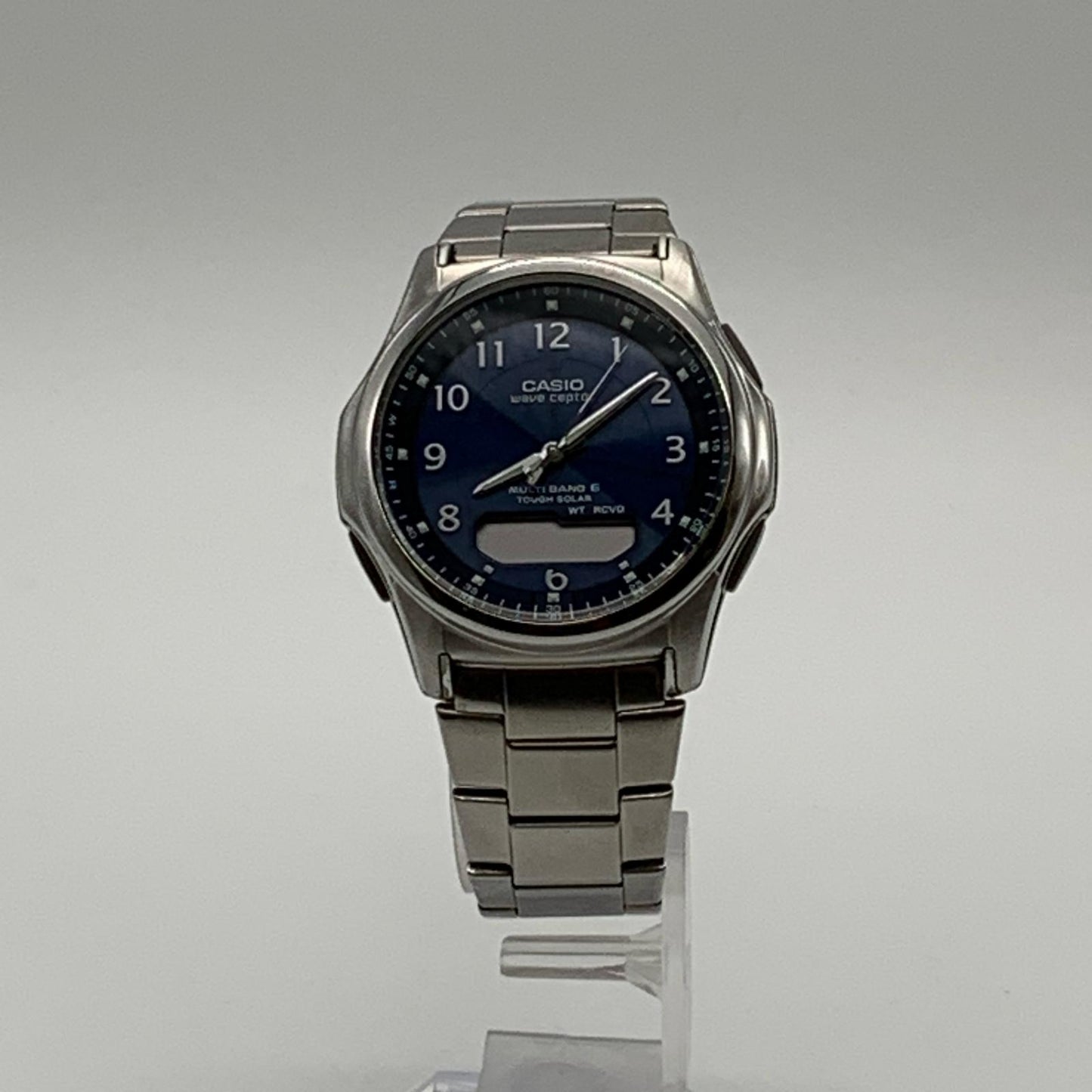 CASIO | カシオ WAVE CEPTER 腕時計 WVA-M630D-2AJF アナデジ電波ソーラー シルバー