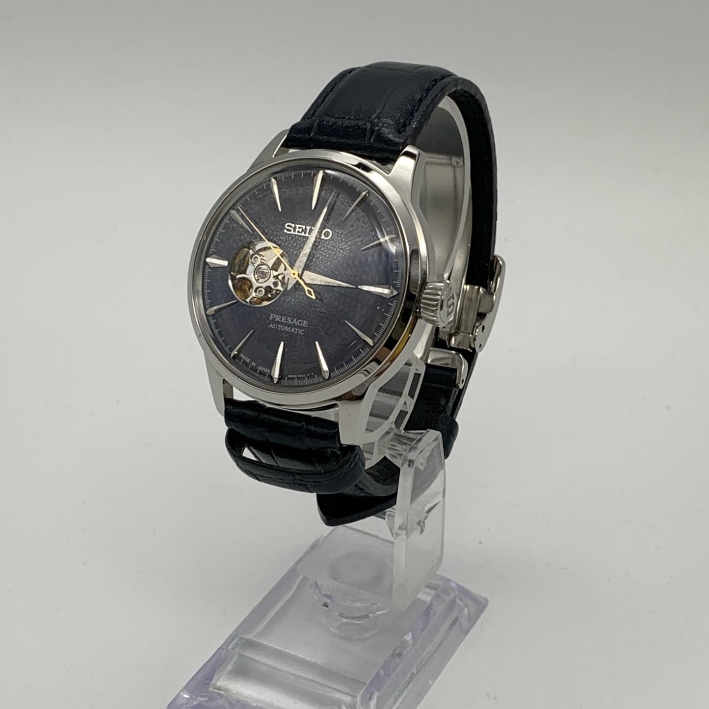 SEIKO | セイコー PRESAGE 腕時計 SARY155 アナログ自動巻き ネイビー