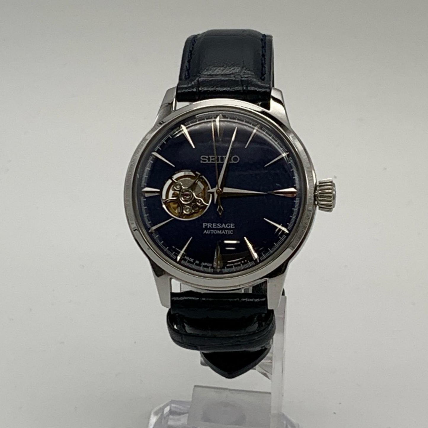 SEIKO | セイコー PRESAGE 腕時計 SARY155 アナログ自動巻き ネイビー