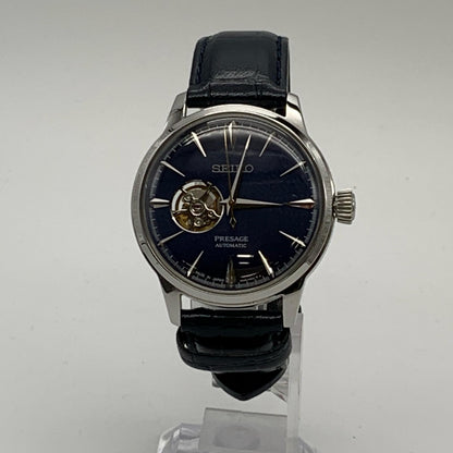 SEIKO | セイコー PRESAGE 腕時計 SARY155 アナログ自動巻き ネイビー