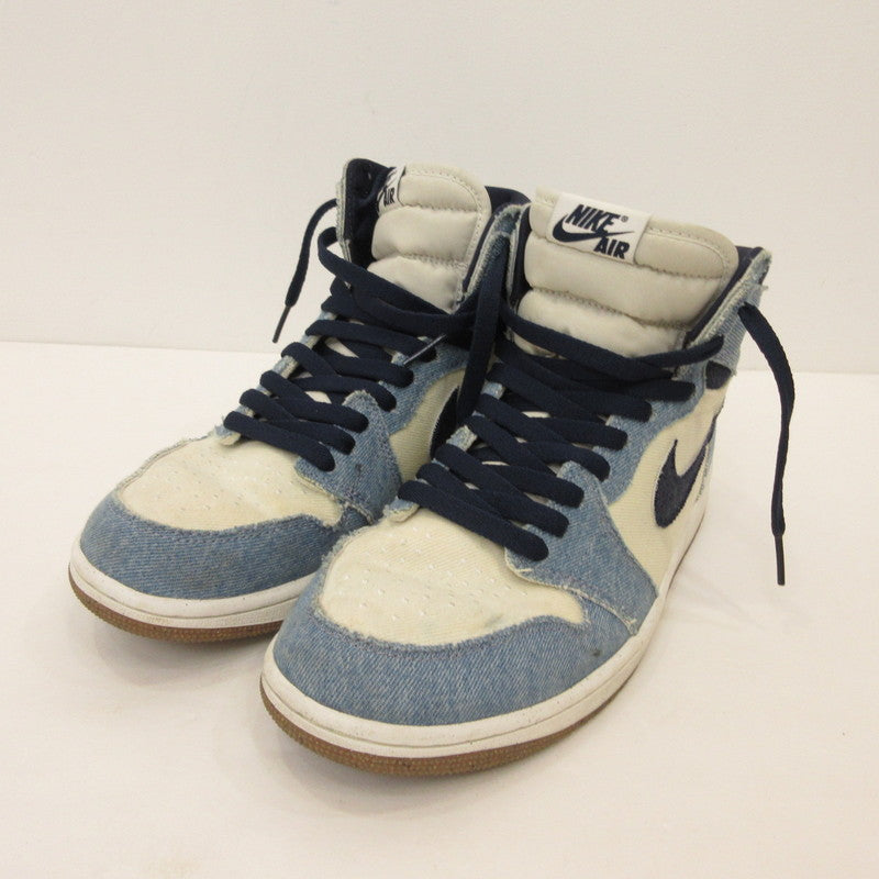 NIKE | ナイキ AIR JORDAN 1 RETRO HIGH OG DENIM スニーカー FQ2947-100 ブルー 26cm