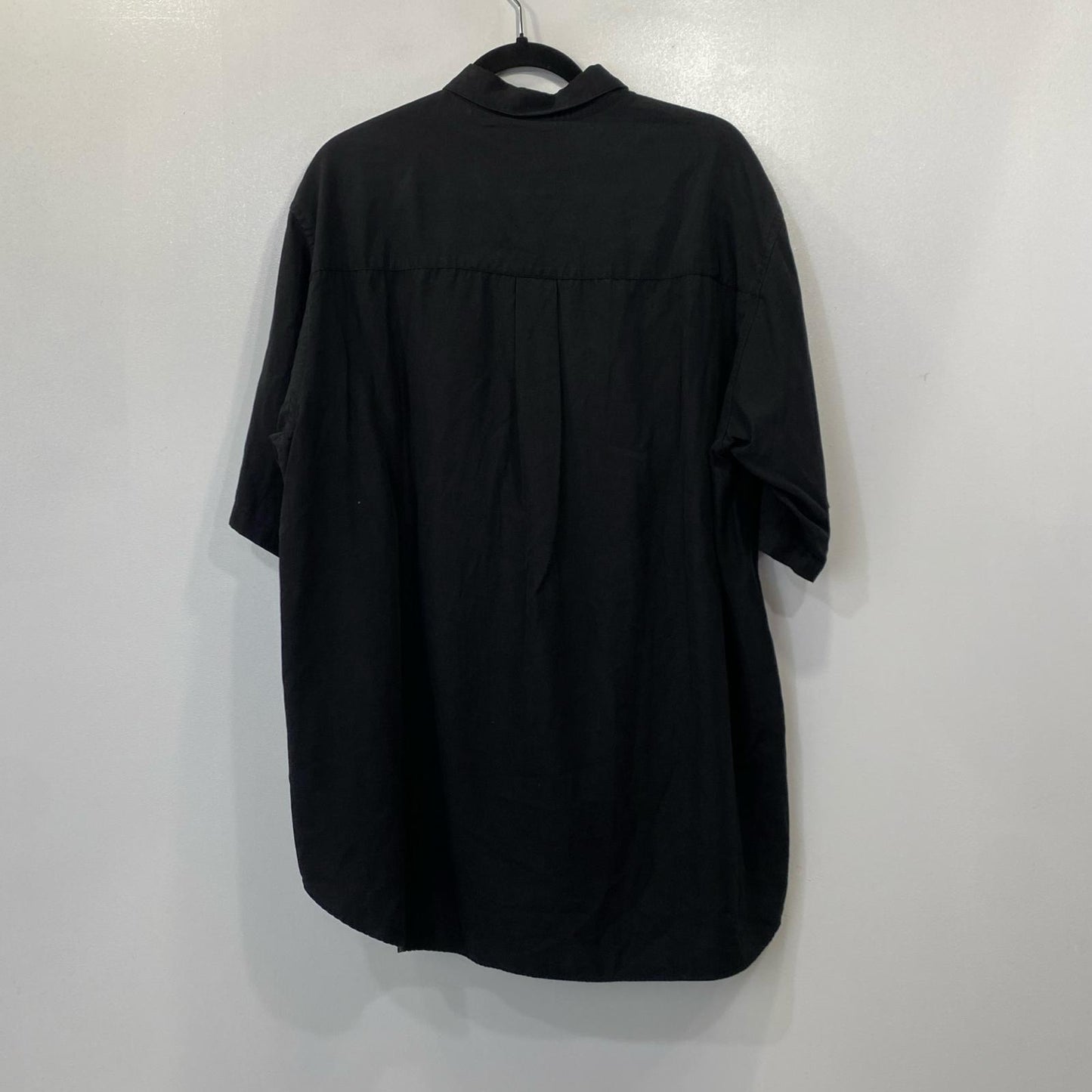 Steven Alan | スティーブンアラン ALINE LOOSE CASUAL 半袖シャツ 9116-218-0376 ブラック サイズ：L【姫路東店】