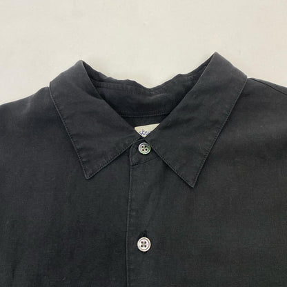 Steven Alan | スティーブンアラン ALINE LOOSE CASUAL 半袖シャツ 9116-218-0376 ブラック サイズ：L【姫路東店】