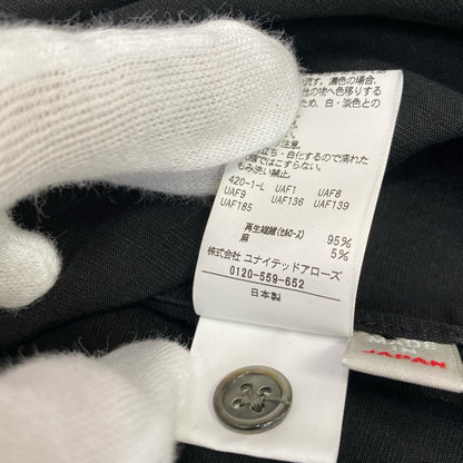 Steven Alan | スティーブンアラン ALINE LOOSE CASUAL 半袖シャツ 9116-218-0376 ブラック サイズ：L【姫路東店】