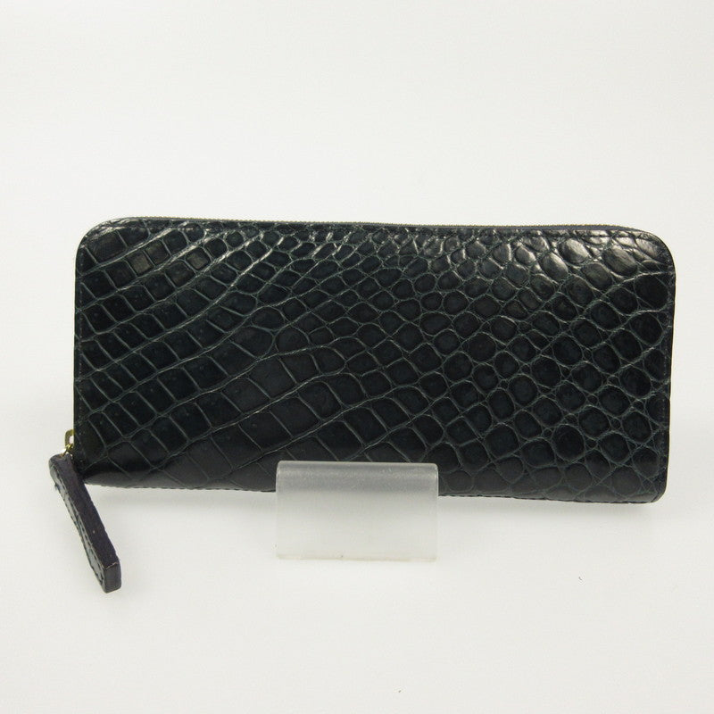 LACINA MINI CROC 長財布 ネイビー