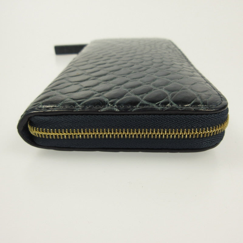LACINA MINI CROC 長財布 ネイビー