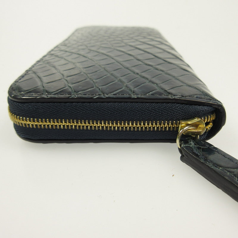 LACINA MINI CROC 長財布 ネイビー