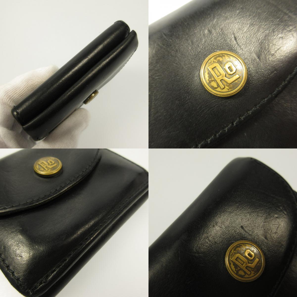ROTAR | ローター minimal short wallet 三つ折り財布 ブラック