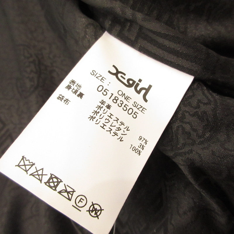 X-girl | エックスガール Zip-up Leather Vest ベスト 058183505 size:ONE SIZE ブラック