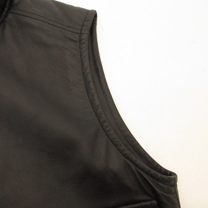 X-girl | エックスガール Zip-up Leather Vest ベスト 058183505 size:ONE SIZE ブラック