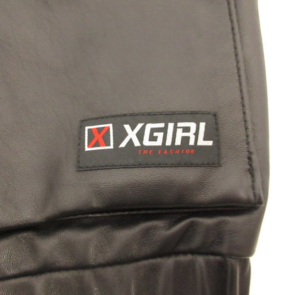 X-girl | エックスガール Zip-up Leather Vest ベスト 058183505 size:ONE SIZE ブラック