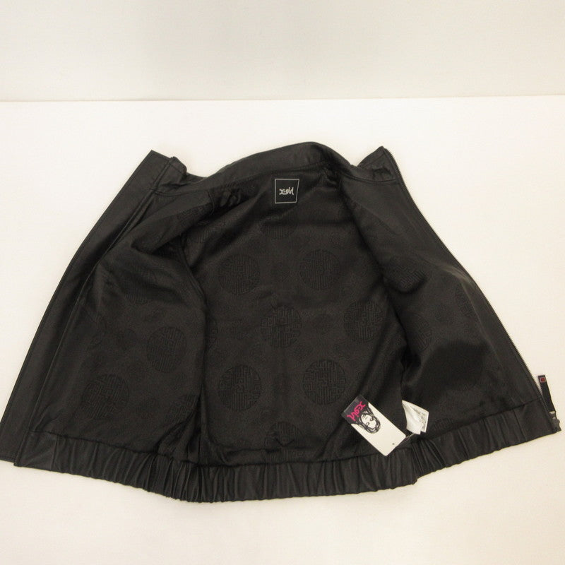 X-girl | エックスガール Zip-up Leather Vest ベスト 058183505 size:ONE SIZE ブラック