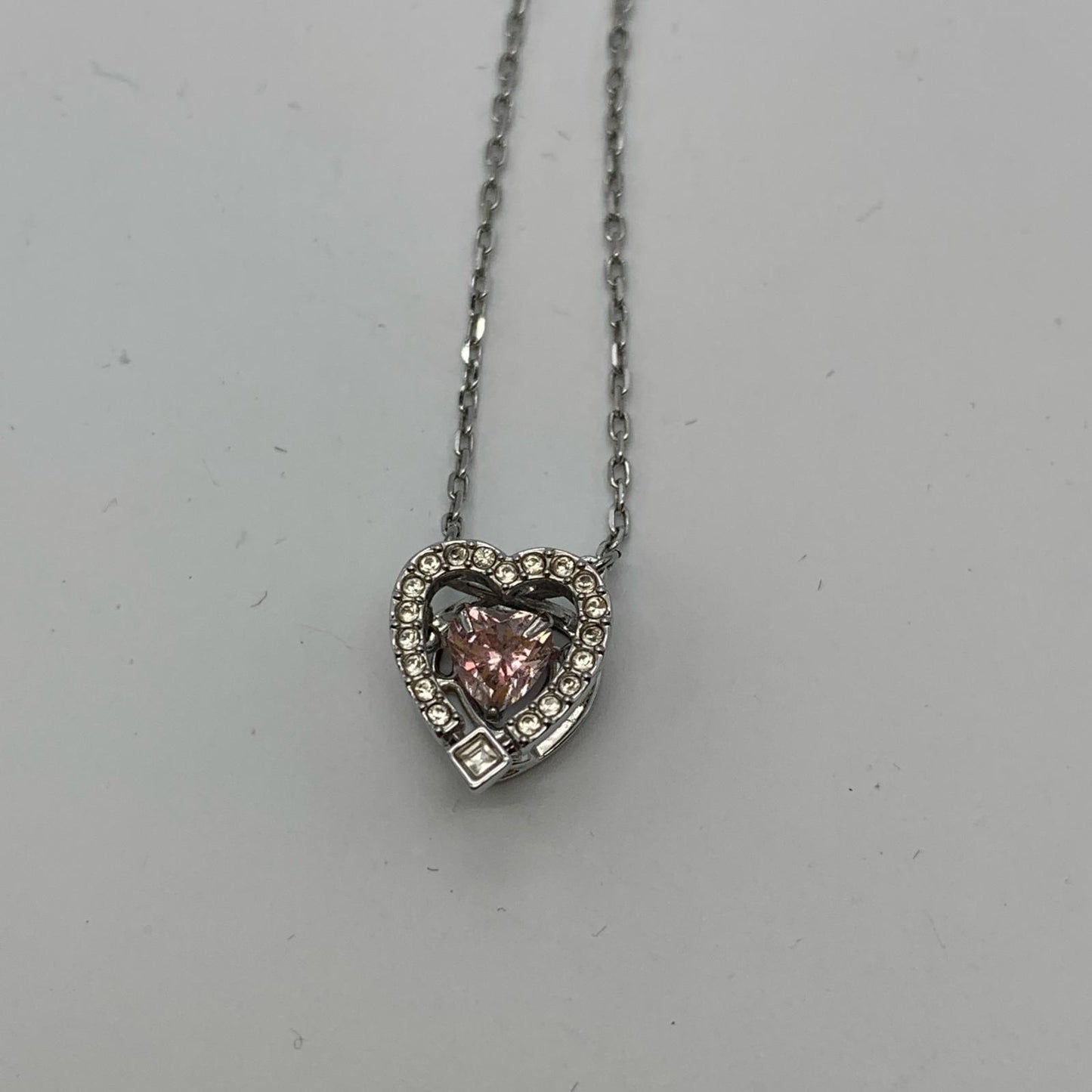 SWAROVSKI | スワロフスキー Sparkling Dance Heart ネックレス 5272365 シルバー