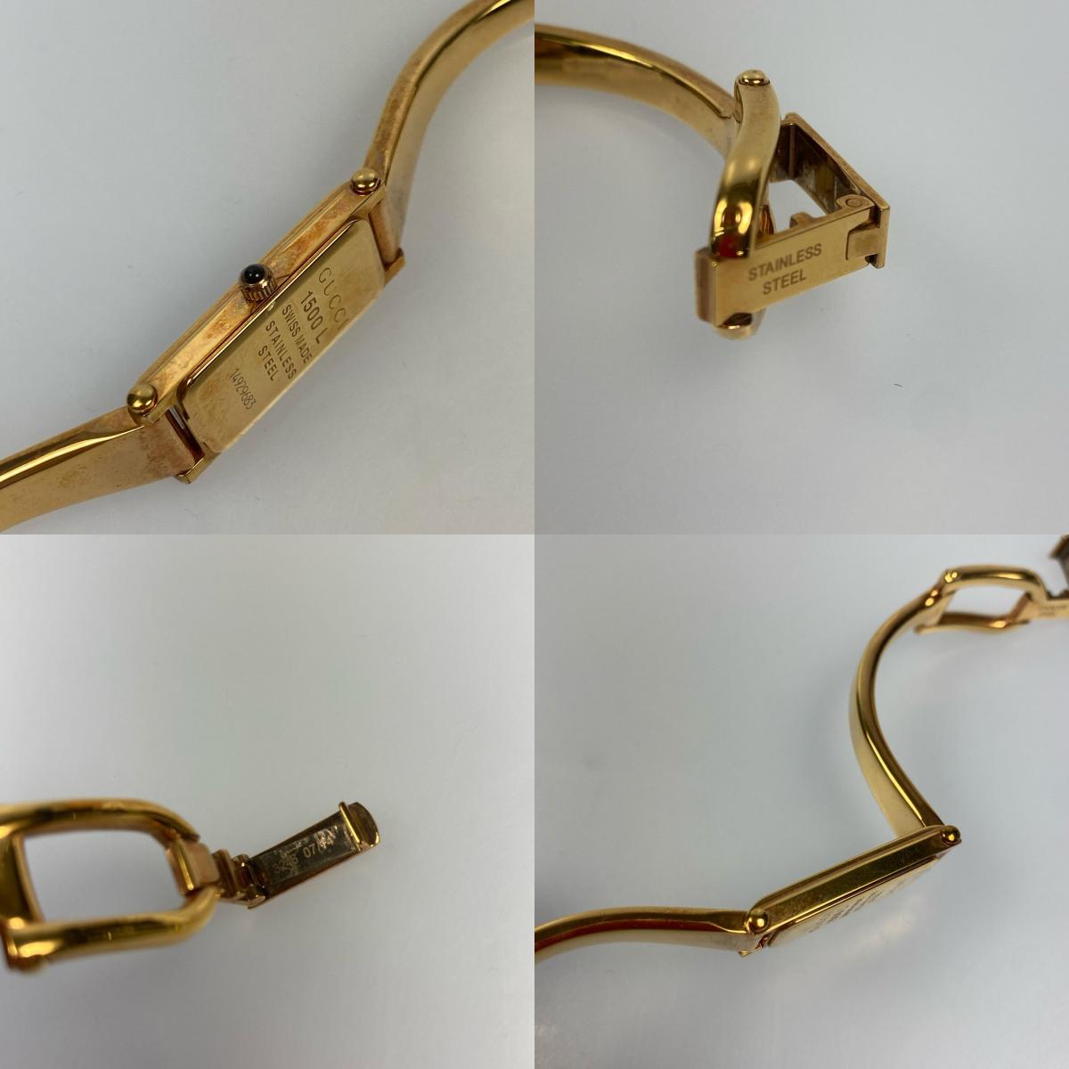 GUCCI | グッチ 1500L 腕時計 YA015560 ゴールド【姫路東店】