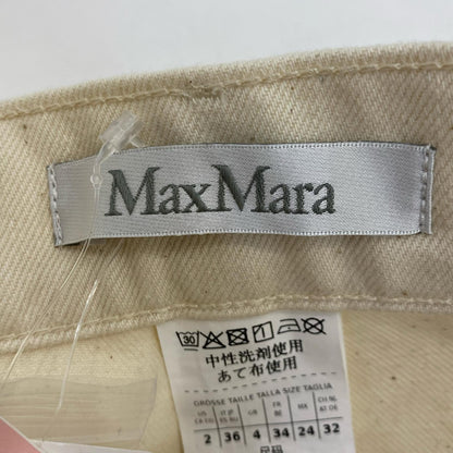 MAX MARA | マックスマーラ パンツ 24111311916 アイボリー サイズ：36【姫路東店】