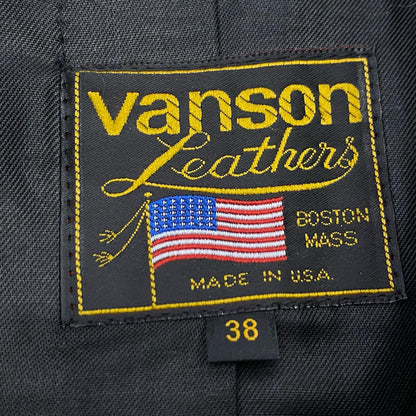 VANSON | バンソン TYPE-B ライダースジャケット 21986A03 ブラック サイズ：38【姫路東店】